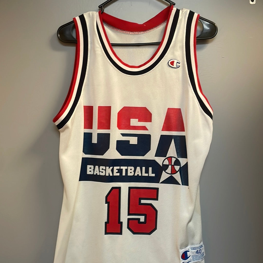 Vintage Champion Team USA Magic Johnson Jersey – Santiagosports