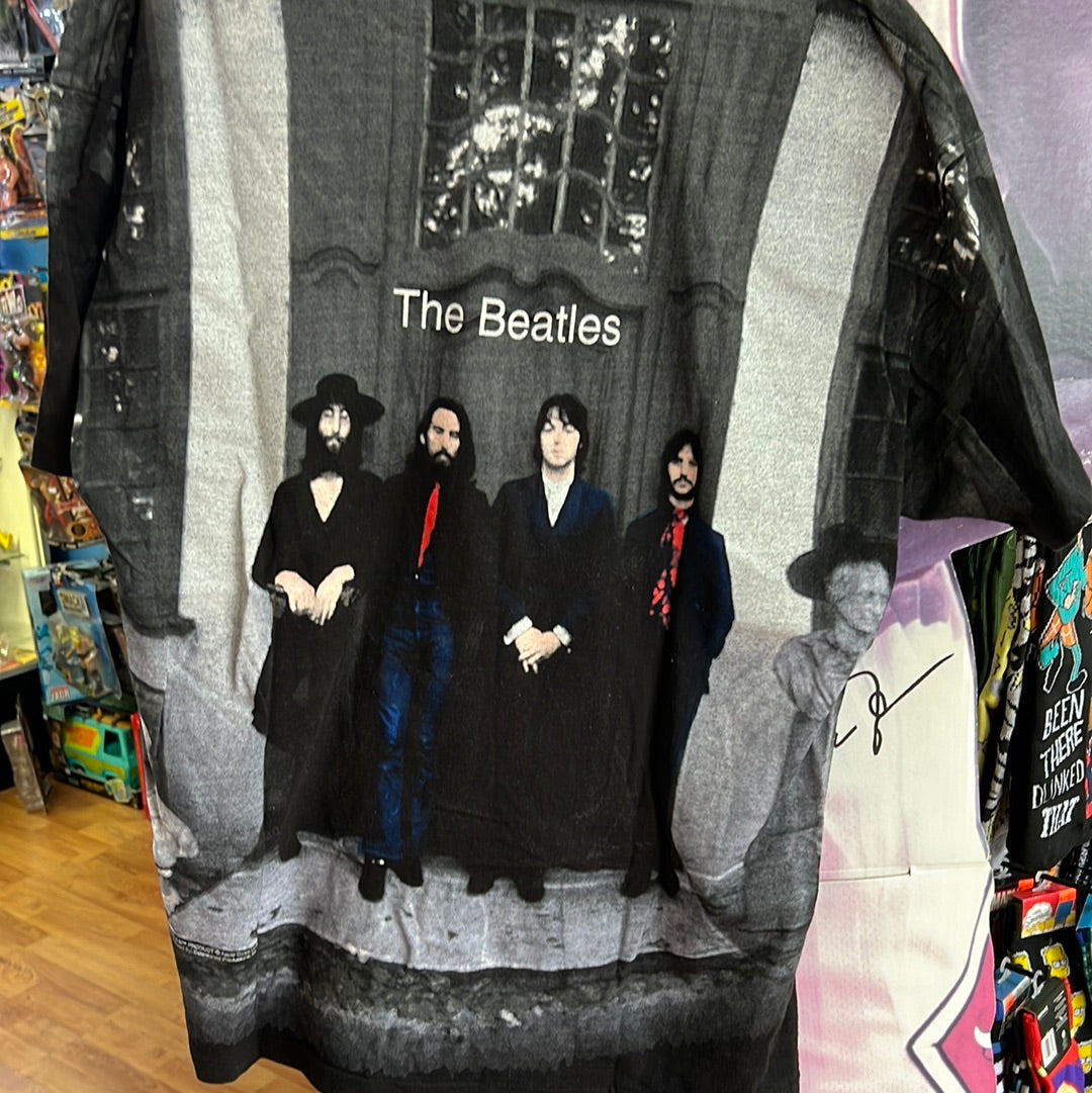 Vintage Beatles All Over Print 90's Band T-shirt ! – Santiagosports