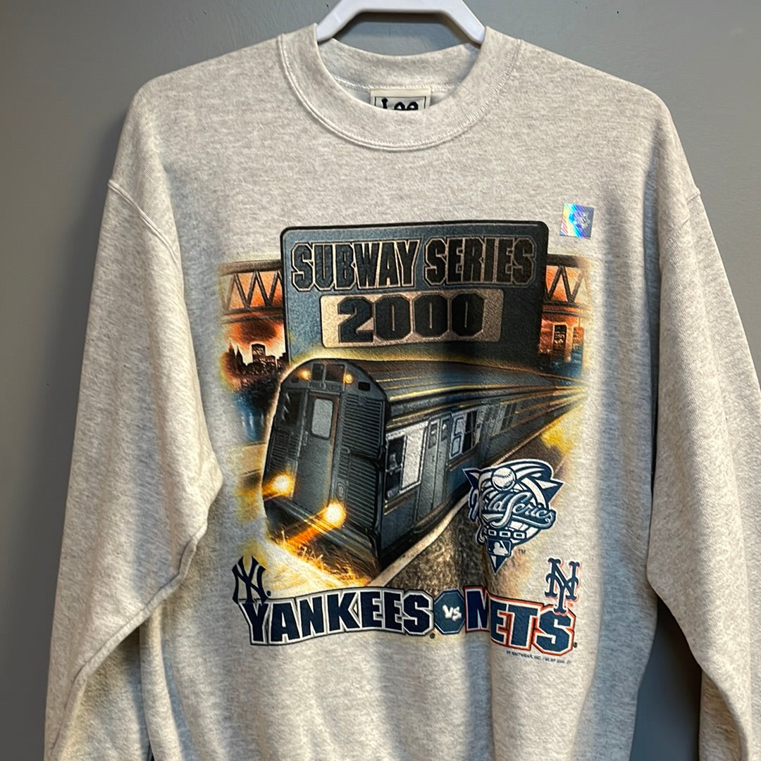 Vintage 2000 Yankees Vs Mets Subway Series Tee