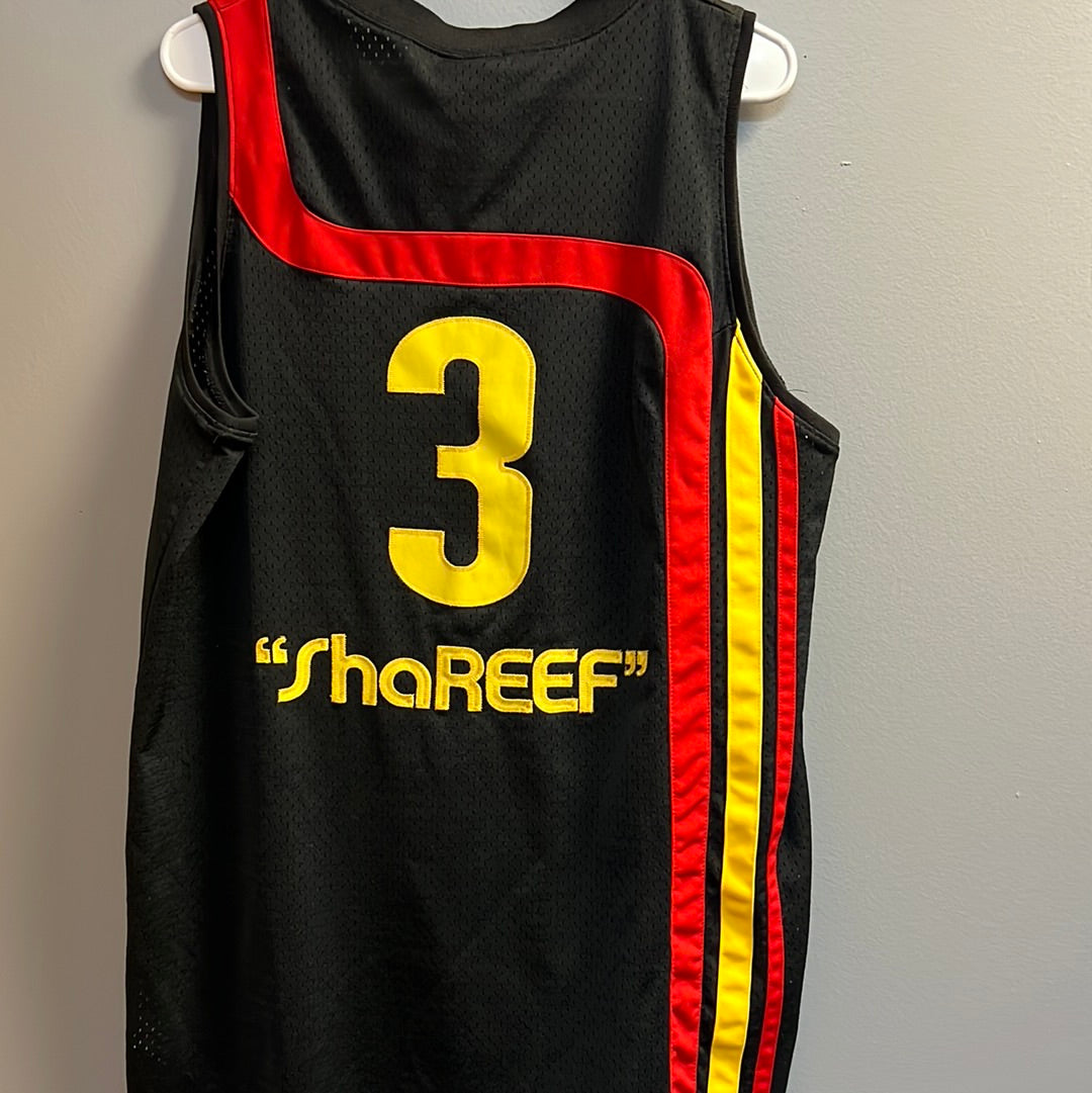 SHAREEF ABDUR-RAHIM #3 Atlanta Hawks NWOT Sz Large Black NBA Nike