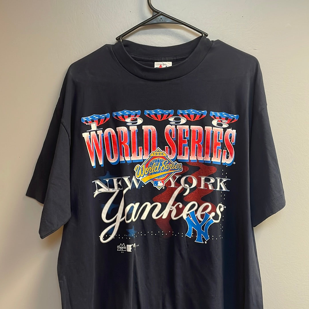 Vintage 1996 Mlb New York Yankees World Series Champions Long