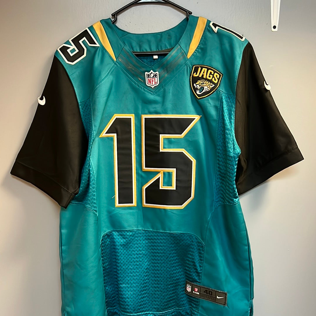 2015-16 JACKSONVILLE JAGUARS ROBINSON #15 NIKE GAME JERSEY (ALTERNATE) -  Classic American Sports