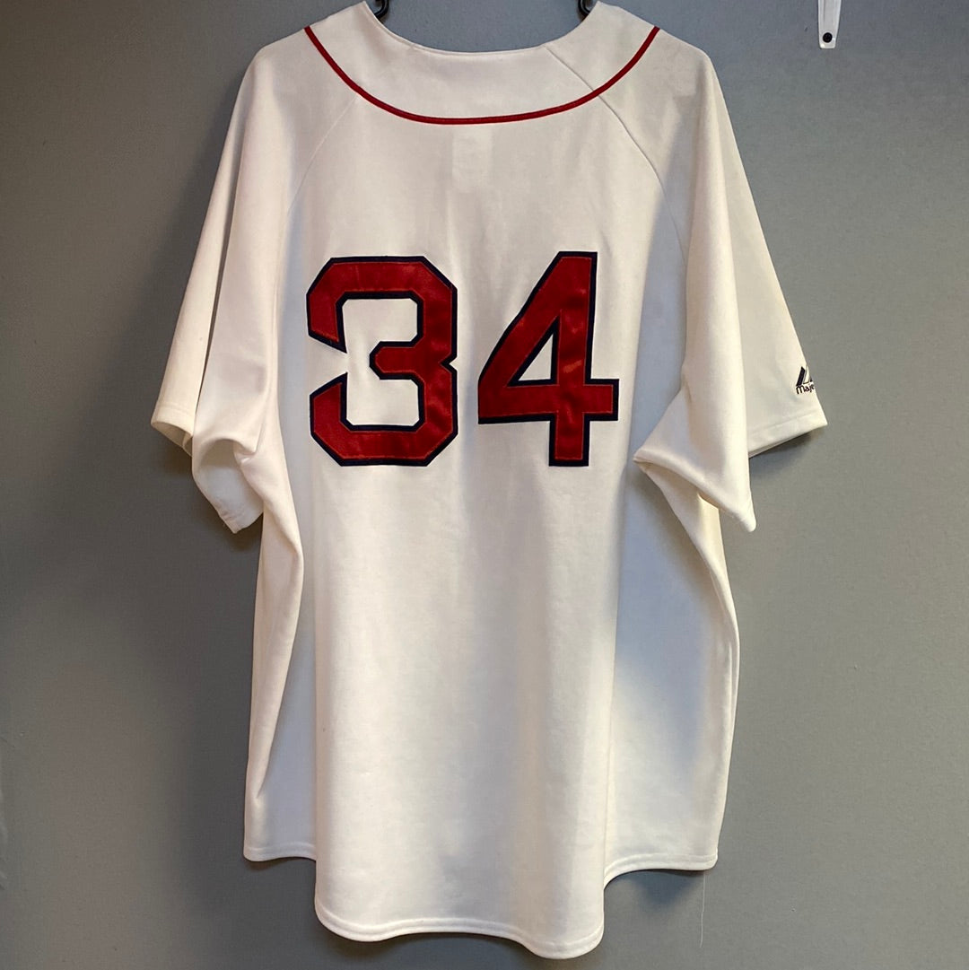 BOSTON RED SOX DAVID ORTIZ MAJESTIC AUTHENTIC MLB BASEBALL JERSEY NWT LARGE  44 – The Felt Fanatic
