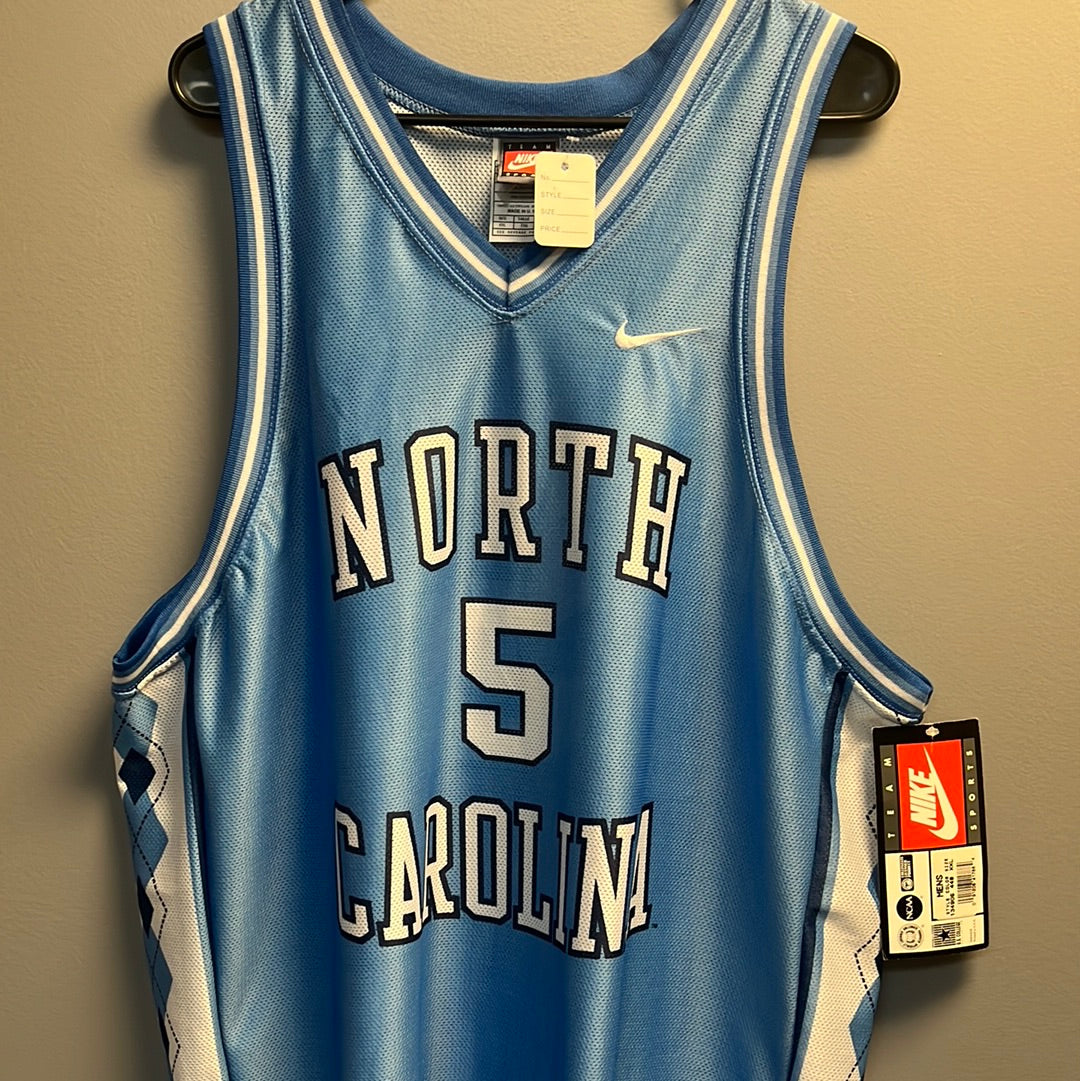 Nike, Shirts, Vintage Nike Elite North Carolina Tar Heels Basketball  Jersey Mens Xl