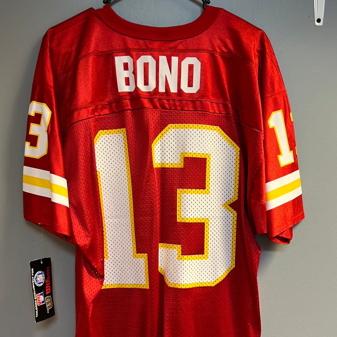 1994-96 KANSAS CITY CHIEFS BONO #13 STARTER JERSEY (HOME) XL