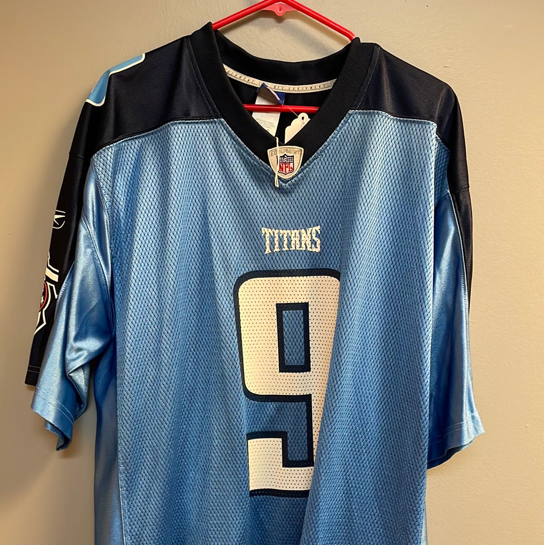 Reebok, Shirts, Steve Mcnair 9 Reebok Tennessee Titans Nfl Jersey