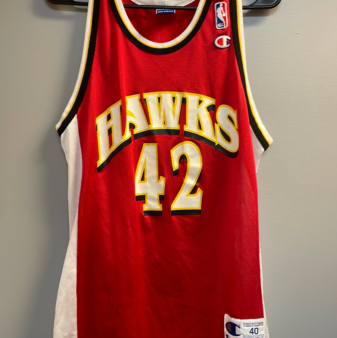 Vintage Champion Atlanta Hawks Theo Ratliff Jersey – Santiagosports
