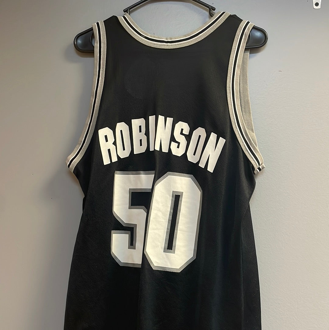 Size 40 USA Vintage 90s Champion David Robinson Jersey San 