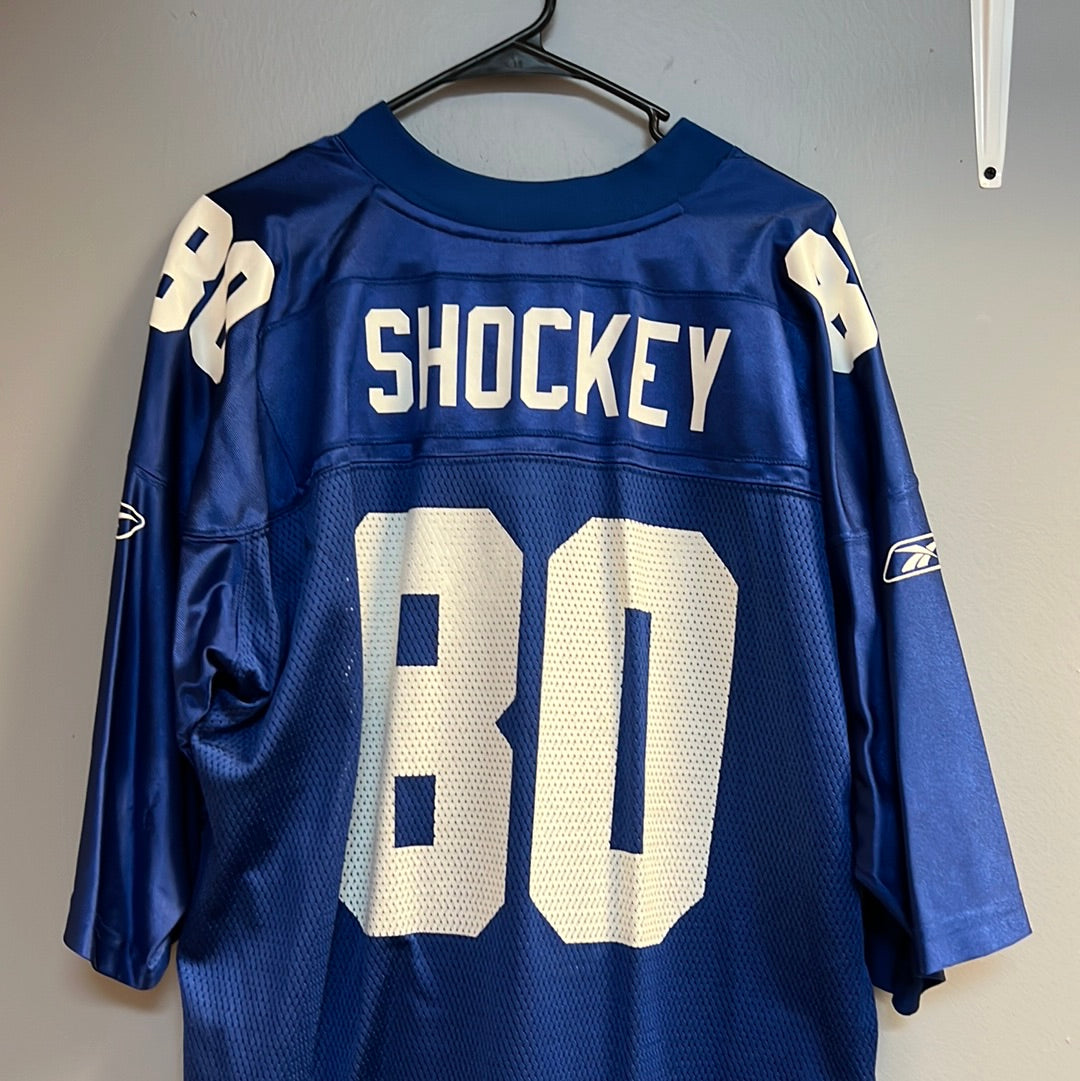 JEREMY SHOCKEY NEW YORK GIANTS VINTAGE 2000'S REEBOK JERSEY ADULT