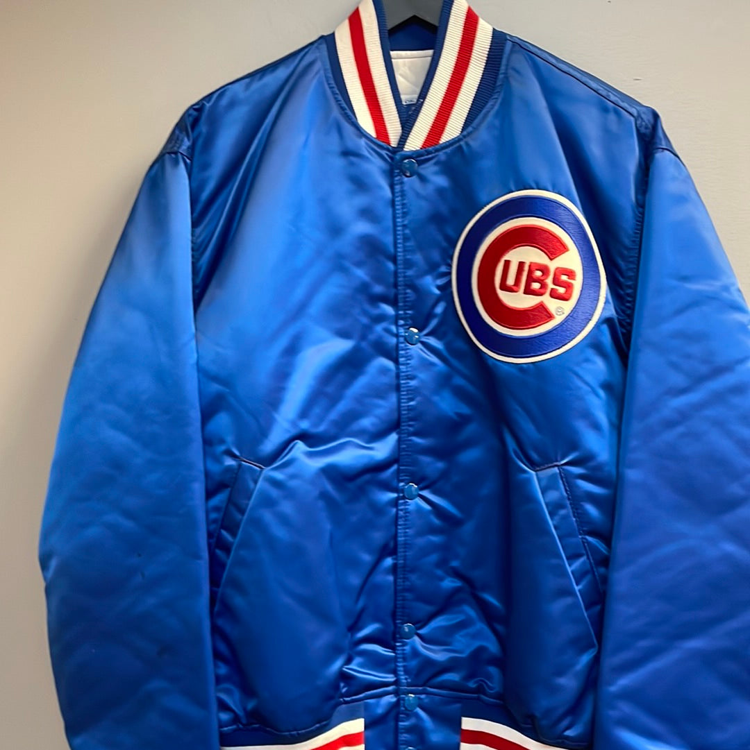 Chicago Cubs Vintage 90's MLB Crewneck Sweatshirt Sport Grey / L