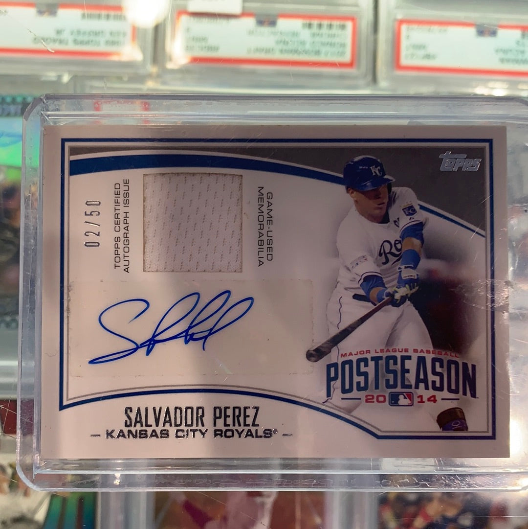 Salvador Perez Memorabilia, Autographed Salvador Perez