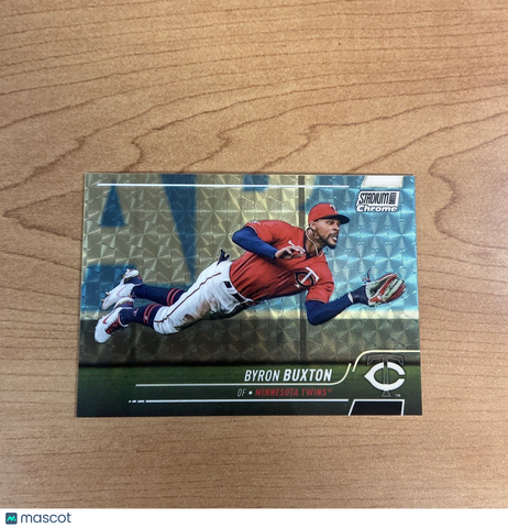 2022 Topps Stadium Club Chrome Byron Buxton #190 Superfractor 1/1 Twins