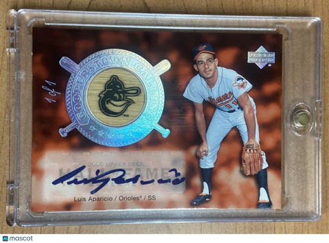 2005 Upper Deck Luis Aparicio Cooperstown Calling True 1/1 Autograph - Orioles