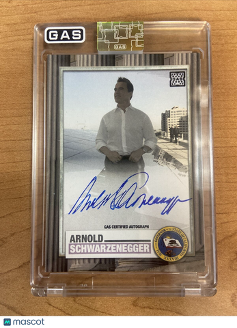 2023 GAS Arnold Schwarzenegger On Card Autograph #'d 14/25