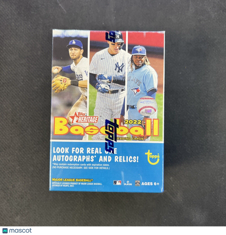 2022 Topps Heritage Baseball  Blaster Box