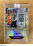 2020 Contenders Draft Pick Ja Morant Legacy Ticket Autograph Gold #'d 2/5