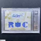 2009 Topps Triple Threads Matthew Stafford 1/1 Printing Plate Patch Auto-Rookie