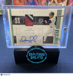 2021 Panini National Treasures Game Gear Signatures Omar Vizquel 5/5 AUTO