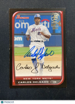 2022 Topps Archives Auto Signature Series  2/2 Carlos Delgado Bowman Baseball