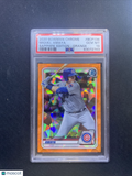 2020 Bowman Chrome Orange Sapphire Miguel Amaya PSA 10 /75 Pop 2 Cubs