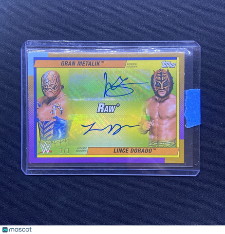 2021 Topps Heritage WWE #DA-LHP Gran Metalik/Lince Dorado Dual Auto 1/1!!