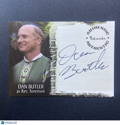 2007 Inkworks Supernatural Dan Butler Autograph