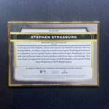 2021 Stephen Strasburg Topps Transcendent On Card Auto /15