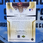 2004 Joe Torre Upper Deck Legends GAME USED 1/1 PATCH ! Yankees Cardinals HOF