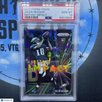 2020 Panini Prizm Jalen Reagor Instant Impact Case Hit Psa 10