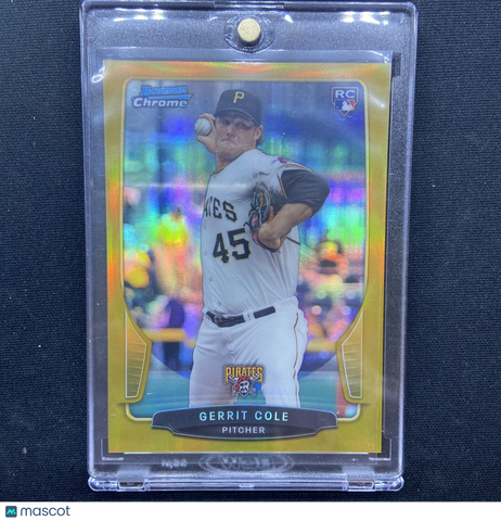 GERRIT COLE RC 2013 Bowman Chrome Gold Refractor 39/50 (YANKEES)