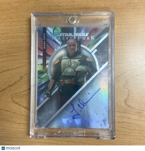 2022 Topps Star Wars Masterwork #MWA-TM Boba Fett On Card Auto #'d 41/50