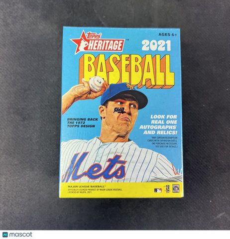 2021 Topps Heritage Baseball  Blaster Box