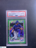 2020 Bowman Chrome Leody Taveras PSA 10 /31 Pop 31 Rangers