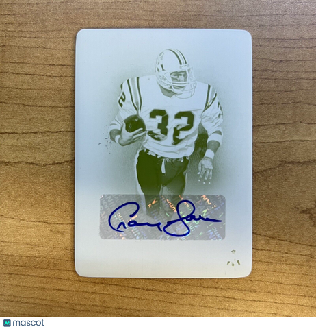 2012 Panini Prime Signatures Craig James 1/1 Yellow Printing Plate Autograph