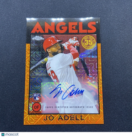 Jo Adell 2021 topps series 1 silver pack ORANGE AUTO /25 ANGELS!!