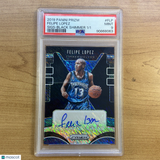 2019 Panini Prizm Felipe Lopez Signature Black Shimmer 1/1 PSA 9