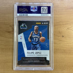 2019 Panini Prizm Felipe Lopez Signature Black Shimmer 1/1 PSA 9