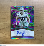 2018 Panini Spectra Sean Lee Psychedelic Auto #'d 1/4 - Dallas Cowboys #S-SL