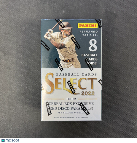 2022 PANINI SELECT MLB BASEBALL CEREAL BOX NEW