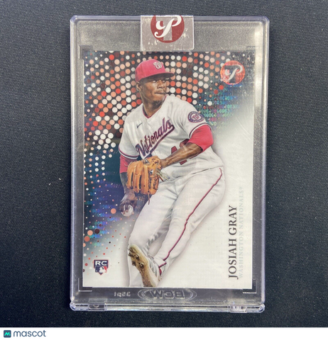 2022 Topps Pristine Josiah Gray  BLACK 1/1 Rookie Nationals