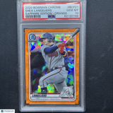 2020 Bowman Chrome Orange Sapphire Shea Langeliers PSA 10 /75 Pop 2 Braves