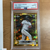 2022 Topps Chrome Oneil Cruz Sapphire Gold Rookie /50 PSA 10 Pirates