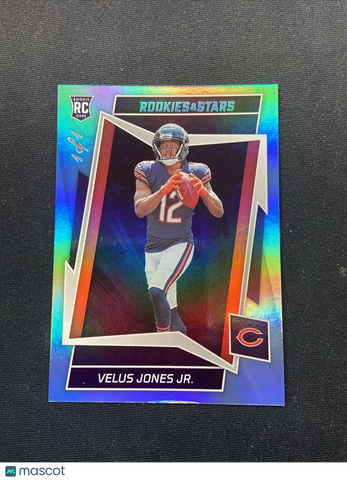 2022 Rookies & Stars Velus Jones Jr No. 138 True 1/1 One of One - Bears