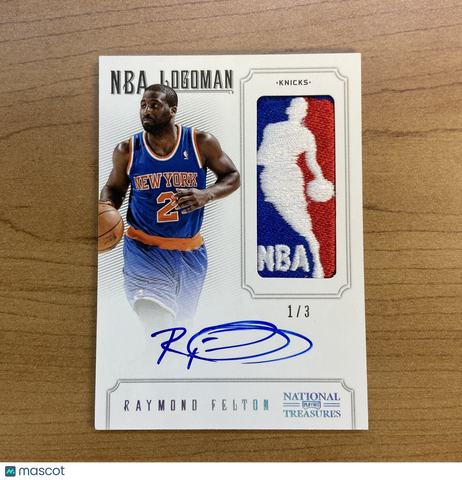 2012-13 National Treasures NBA Logoman Auto Raymond Felton /3