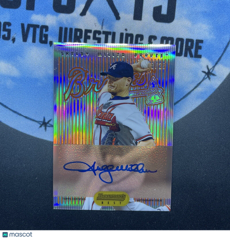 2015 Bowman’s Best Shelby Miller Orange Refractor Auto Throwback auto /50