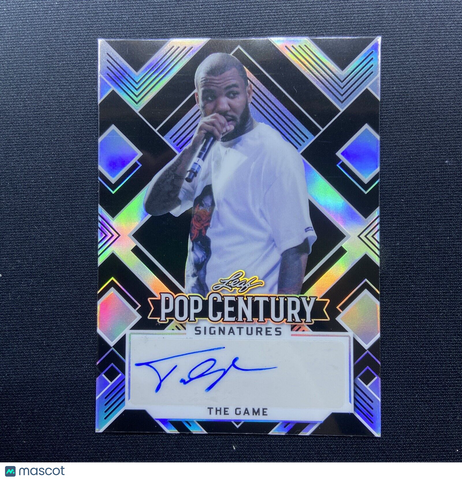 2022 Leaf POP CENTURY Signatures - THE GAME Silver Auto Serial #'d 6/7