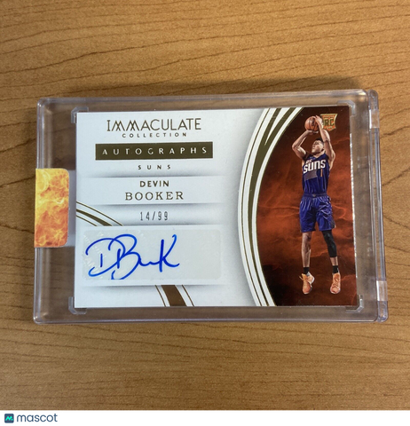 2015-16 Immaculate Collection Autograph Devin Booker Rookie Auto /99 Suns RARE