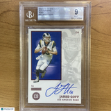 2020 Panini Encased Autographs Ruby Jared Goff ONE OF ONE BGS 9/10 RARE