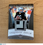 2006 Upper Deck Exquisite Patch Jim Plunkett /50 Raiders Great Patch RARE