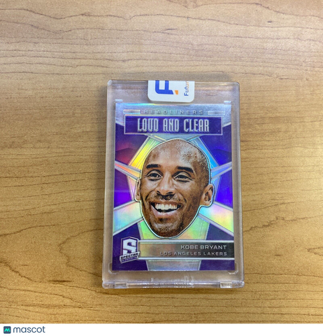 2018-19 Spectra Kobe Bryant Headliners LOUD AND CLEAR  SSP CASE HIT #12 HOF